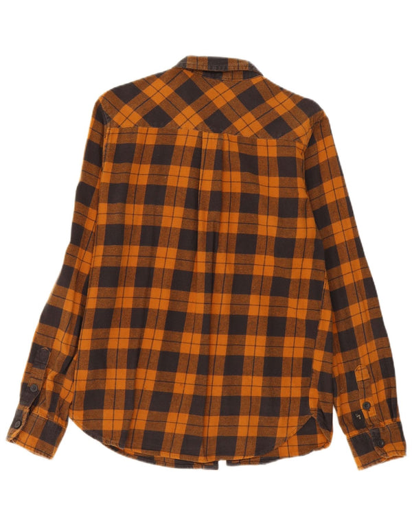 Camisa de franela para hombre de Mountain Warehouse Algodón a cuadros naranja mediano