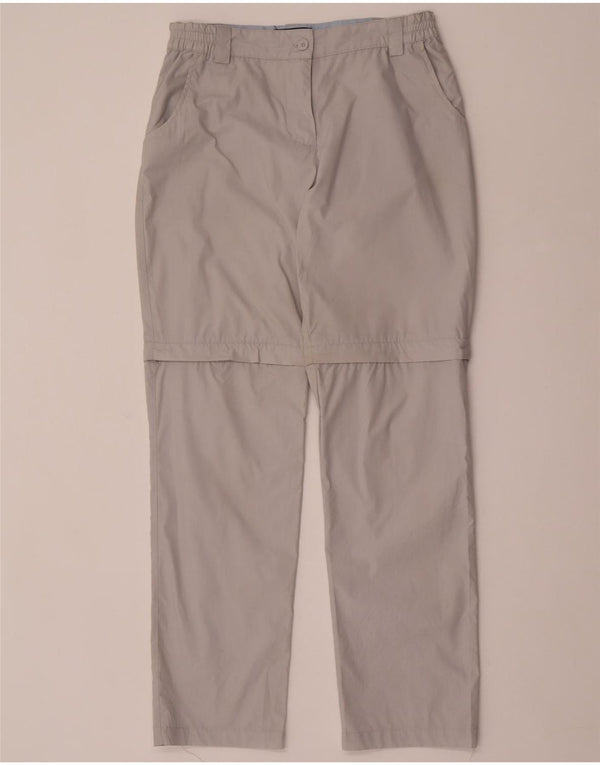Pantalones chinos rectos para mujer de Mountain Warehouse UK 10 Small W30 L31 Gris