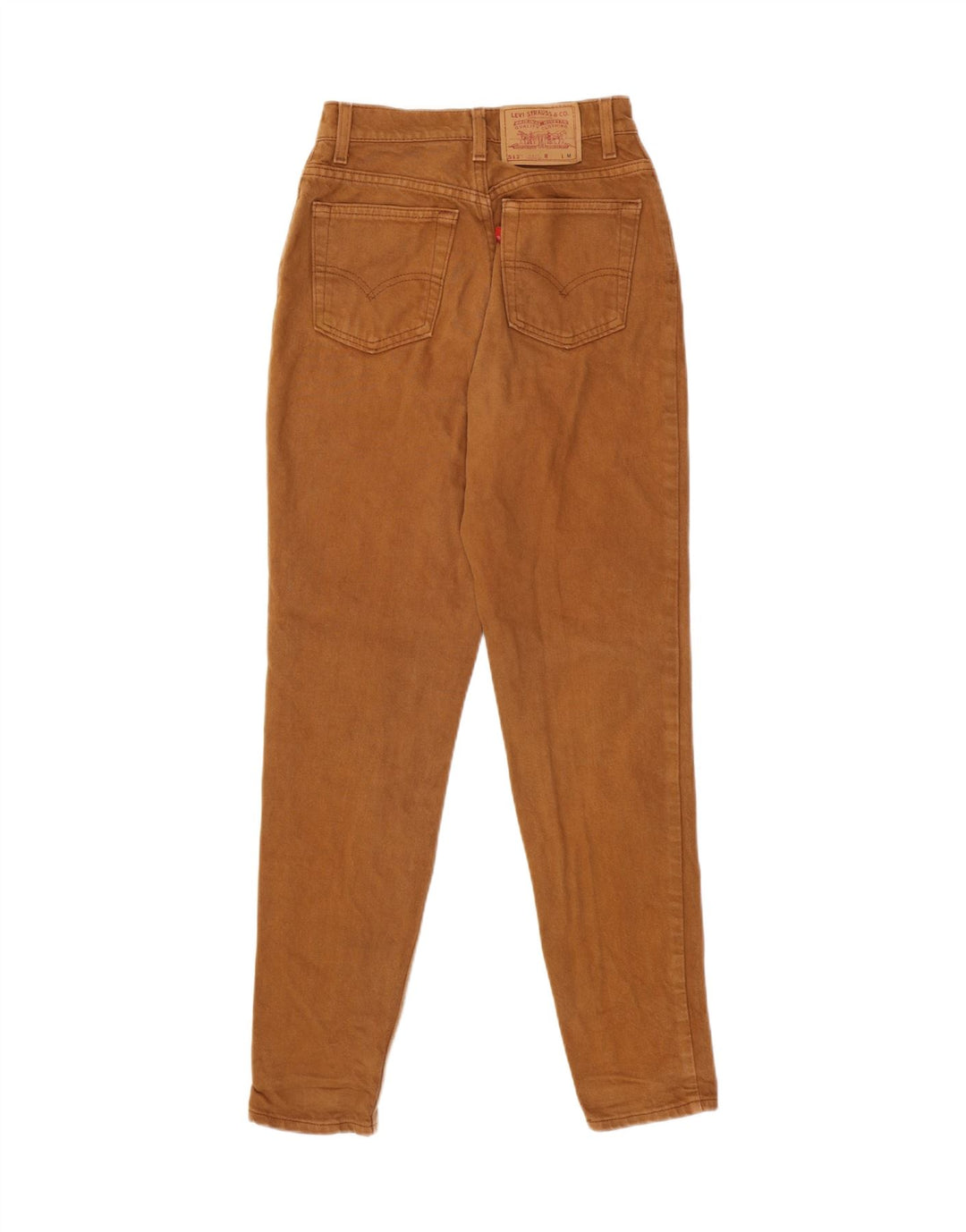 LEVI'S Jeans 512 Slim Tapered para Mujer Medio W28 L30 Algodón Marrón