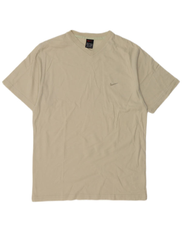 Nike Camiseta para hombre Top UK 39/41 Medium Beige Algodón