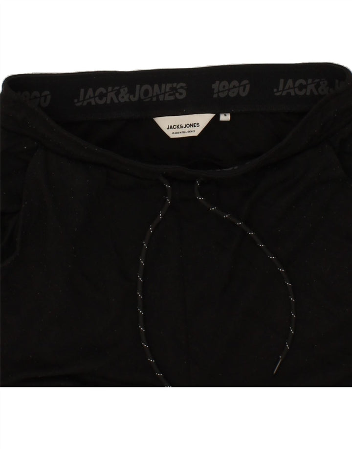JACK & JONES Mens Cargo Tracksuit Trousers Joggers Small  Black Vintage Jack & Jones and Second-Hand Jack & Jones from Messina Hembry 