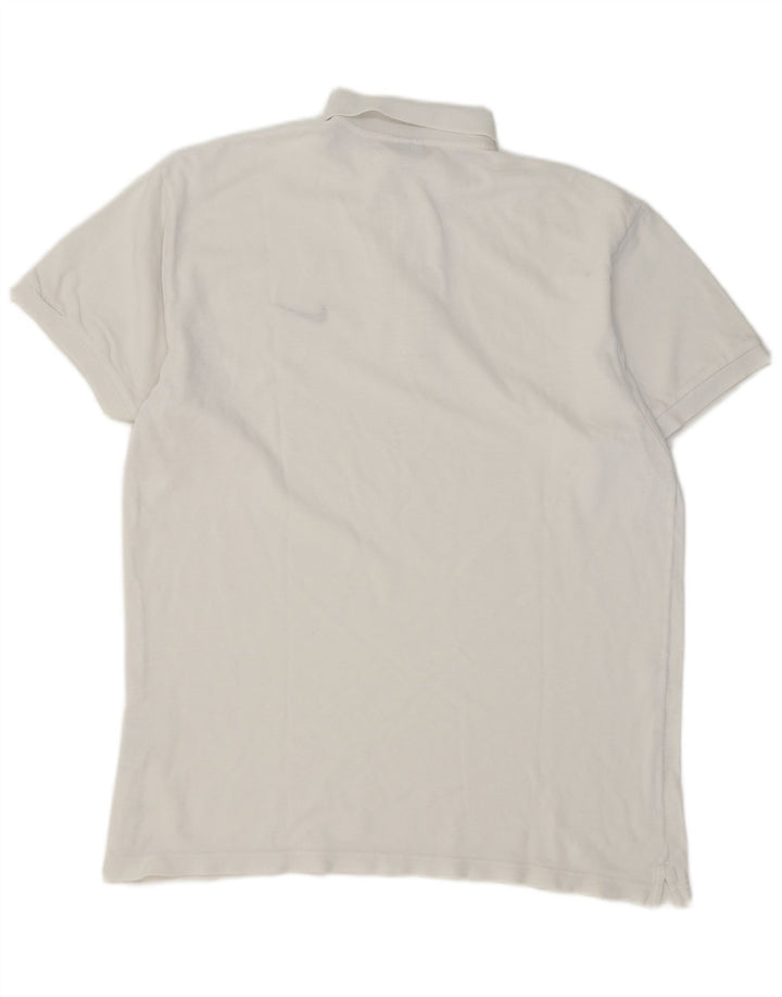 Polo Nike Hombre Algodón Blanco Mediano