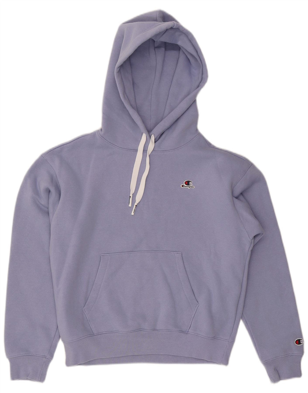 CHAMPION Jersey con capucha para mujer UK 14 Algodón azul medio