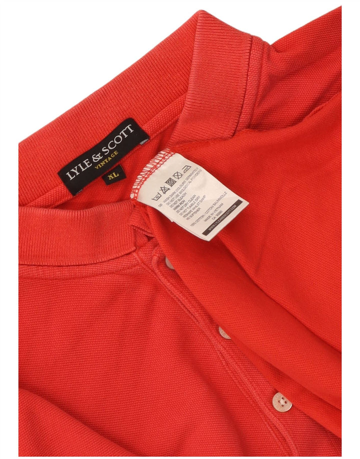 Lyle & Scott Polo Hombre XL Algodón Rojo