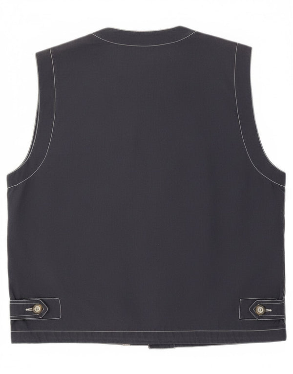 Brugi Chaleco utilitario para hombre UK 40 Large Poliéster azul marino