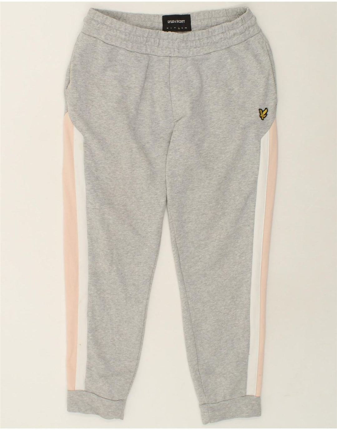 LYLE & SCOTT Womens Tracksuit Trousers Joggers UK 14 Large Grey Vintage Lyle & Scott and Second-Hand Lyle & Scott from Messina Hembry 