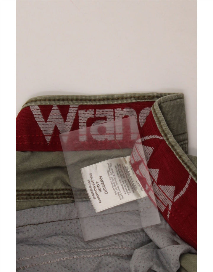 WRANGLER Pantalones cargo rectos para hombre W44 L30 Algodón caqui
