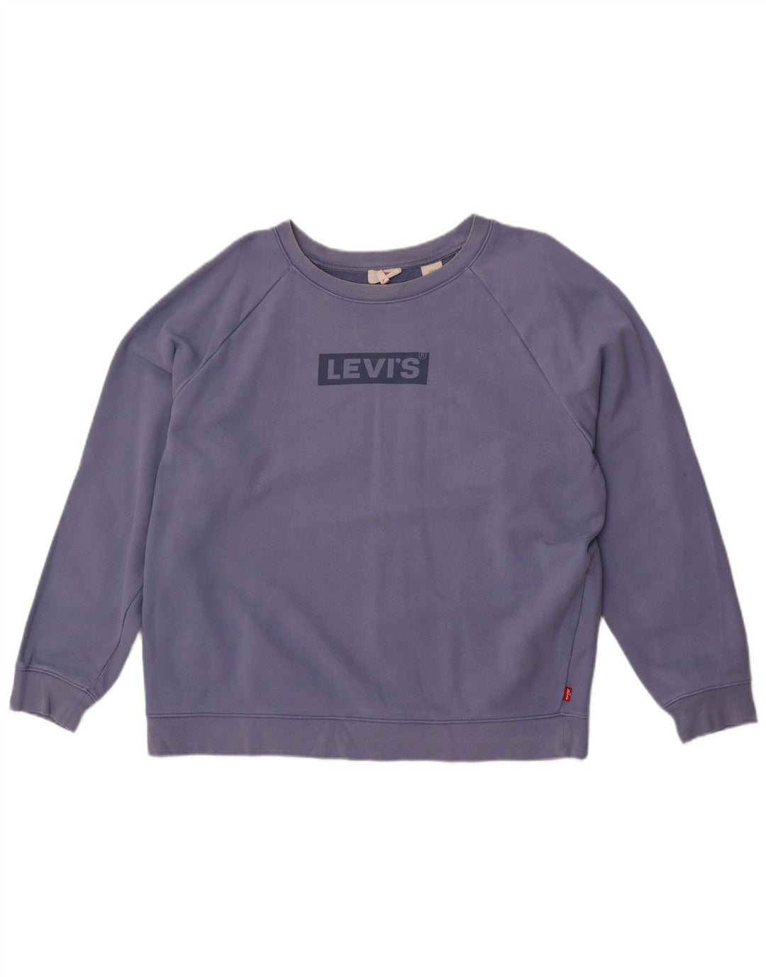 Levi's Sudadera con gráfico recortado extragrande para mujer UK 46 Azul grande