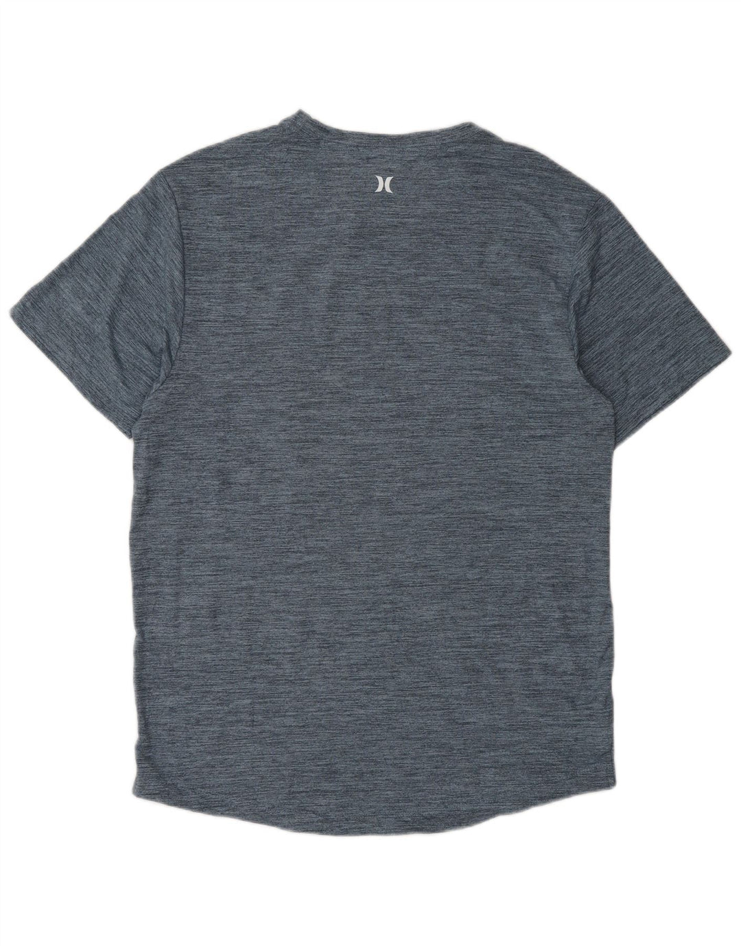 Hurley - Camiseta gráfica para hombre, parte superior mediana, poliéster moteado en azul marino