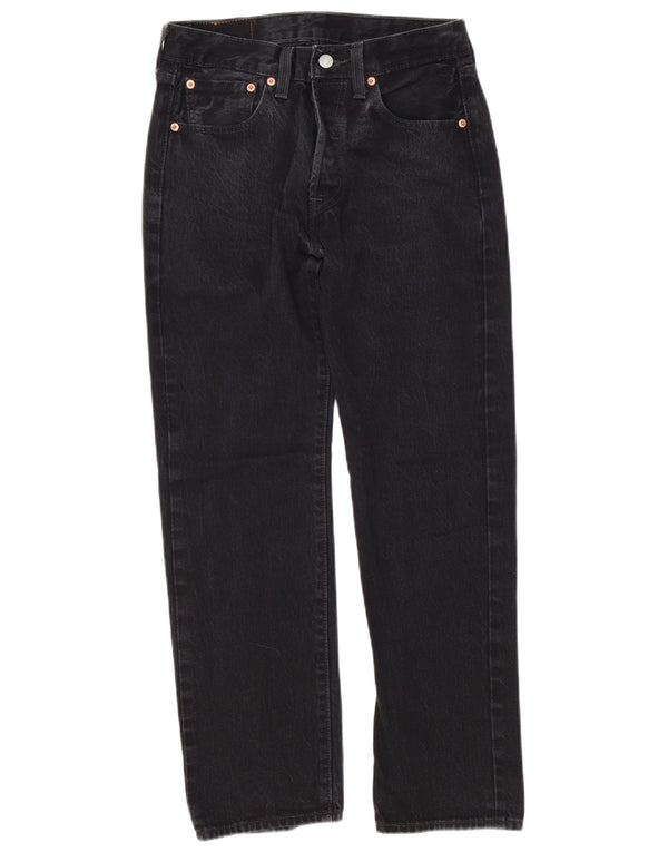 Levi's Jeans rectos 501 para hombre W29 L30 Algodón negro