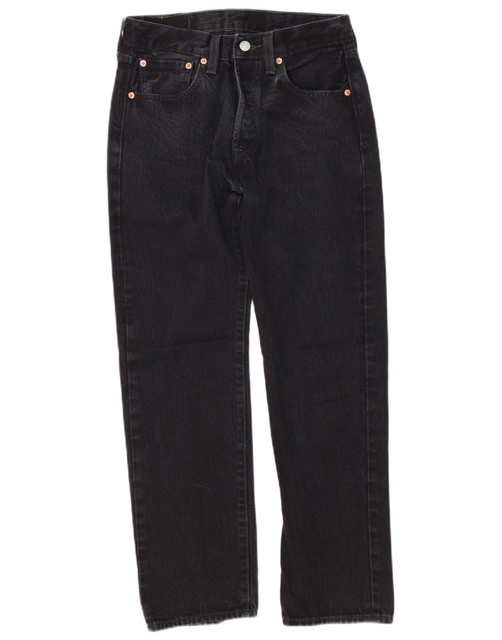 Levi's Jeans rectos 501 para hombre W29 L30 Algodón negro