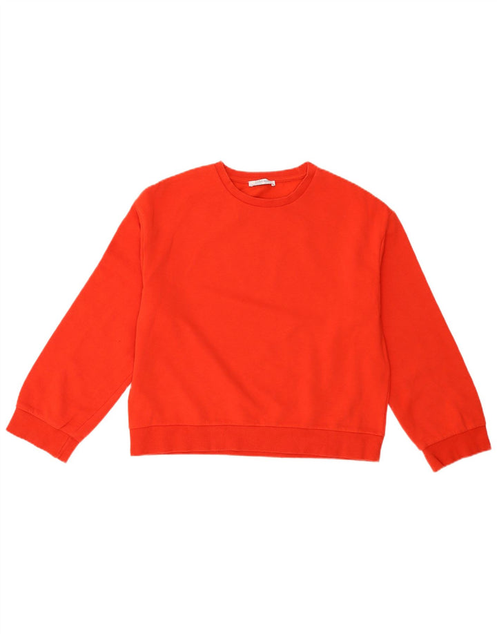 ZARA Mujer Sudadera Jumper UK 10 Small Rojo