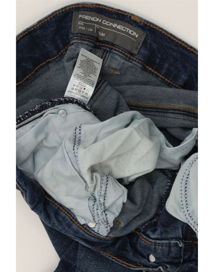 French Connection Vaqueros ajustados para hombre W32 L34 Algodón azul