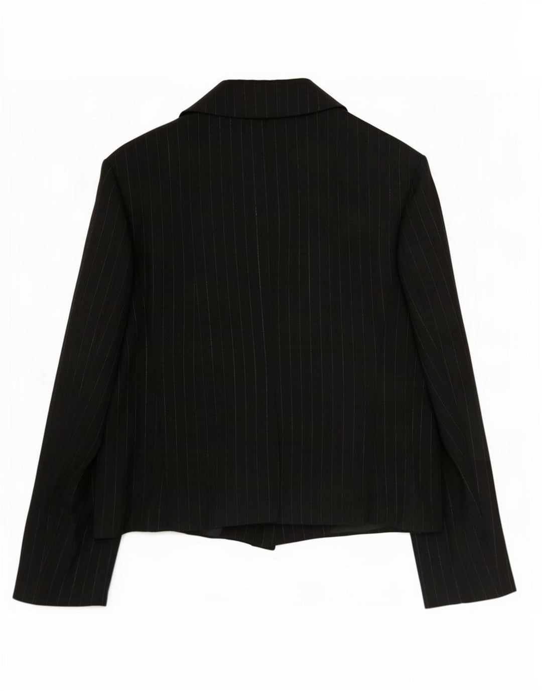 Marks & Spencer Chaqueta tipo blazer de 1 botón para mujer UK 42 Mediana Rayas negras