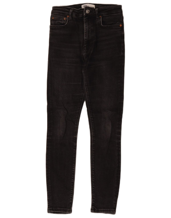 Zara Vaqueros Pitillo Mujer EU 36 XS W26 L26 Negro