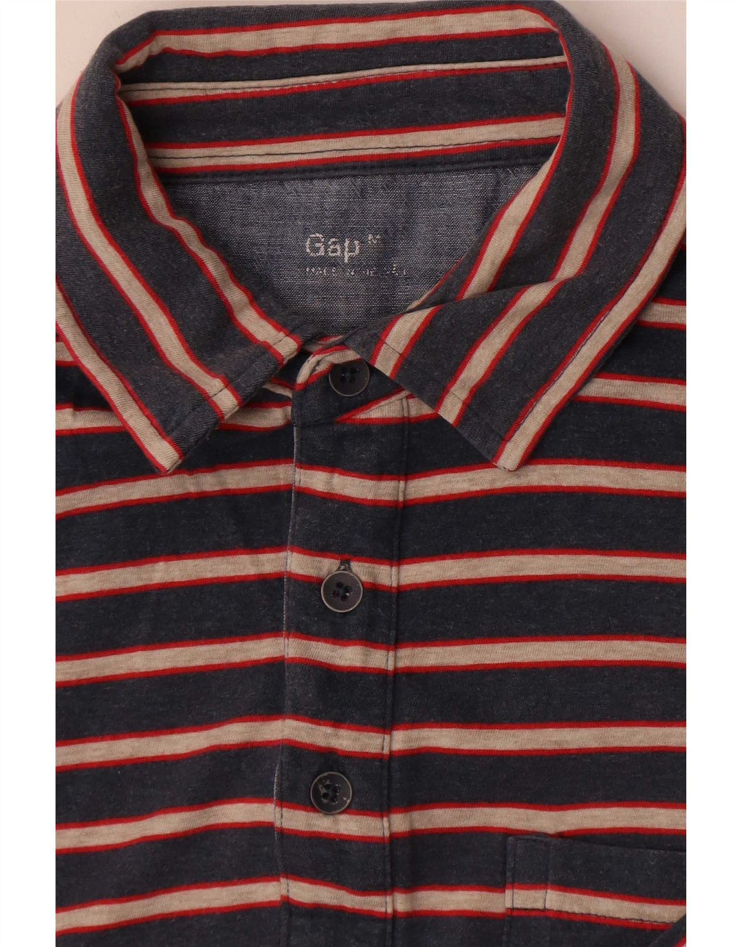 Polo Gap Hombre Azul Marino Mediano A Rayas