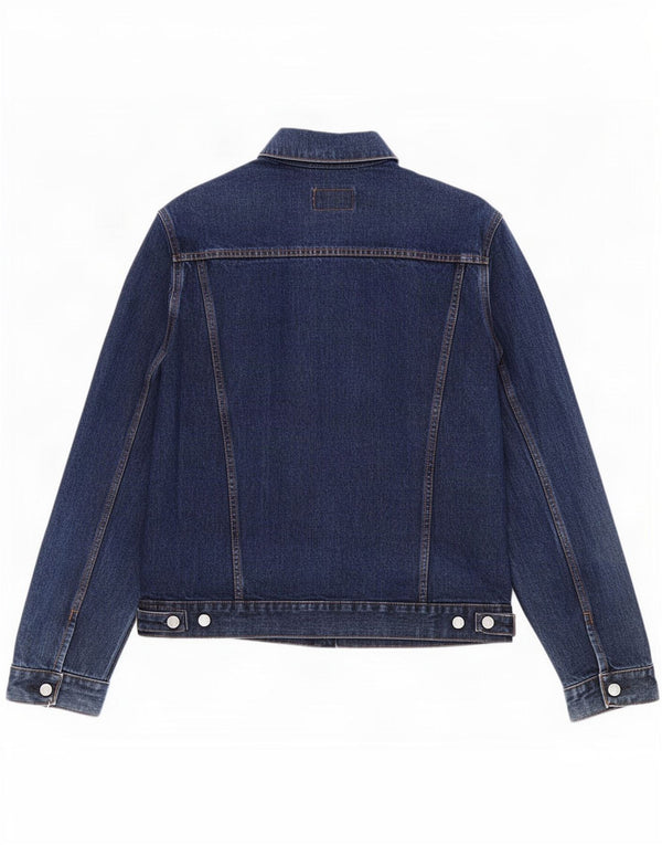 Casucci Chaqueta vaquera Keegan para hombre UK 38 Azul marino mediano