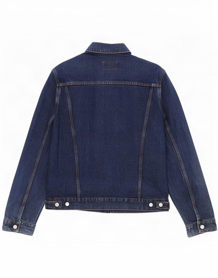 Casucci Chaqueta vaquera Keegan para hombre UK 38 Azul marino mediano