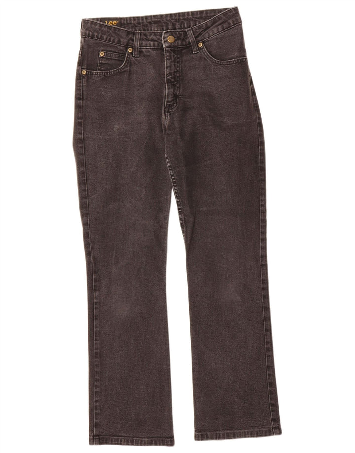 Vaqueros Lee Cameron Rectos para Mujer W30 L28 Algodón Negro