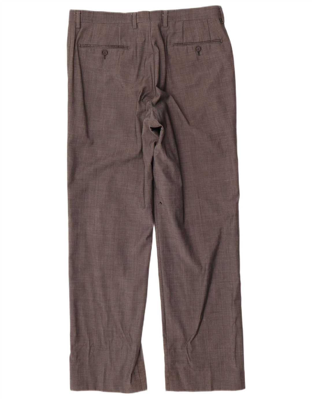 Marks & Spencer Pantalones de traje rectos Autograph para hombre W34 L31 Lana gris