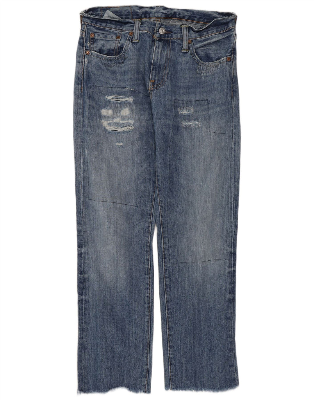 Levi's Mujer 511 Vaqueros Slim Desgastados W30 L27 Algodón Azul