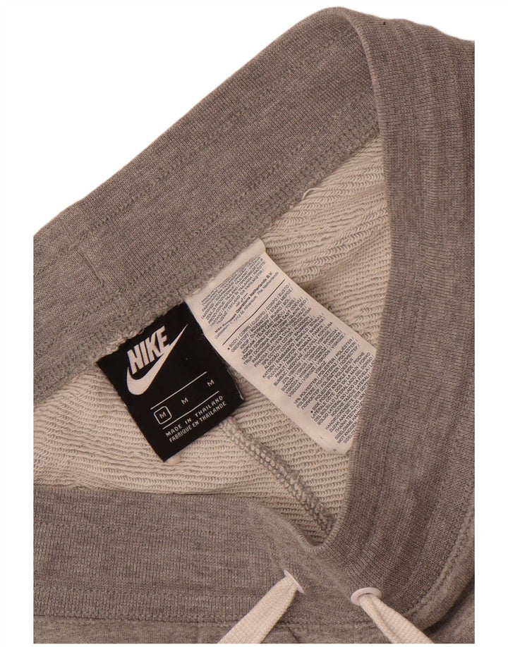 Pantalones cortos deportivos con gráficos para hombre Nike de algodón gris medio