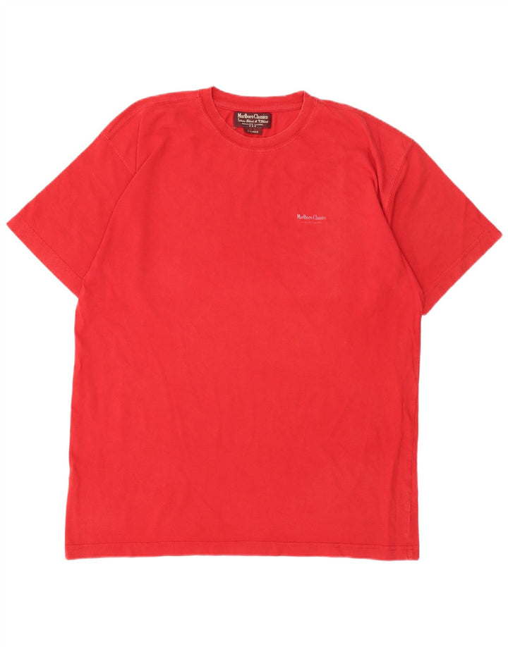 MARLBORO CLASSICS Camiseta Hombre Top XL Rojo Algodón