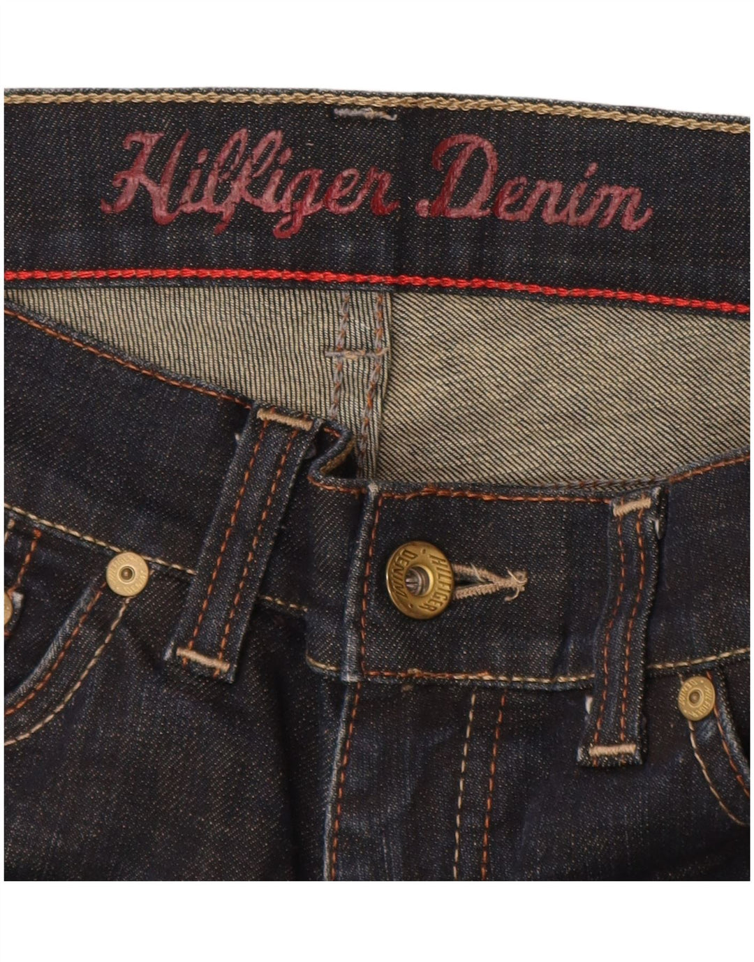 TOMMY HILFIGER Vaqueros ajustados para mujer W26 L32 Azul marino