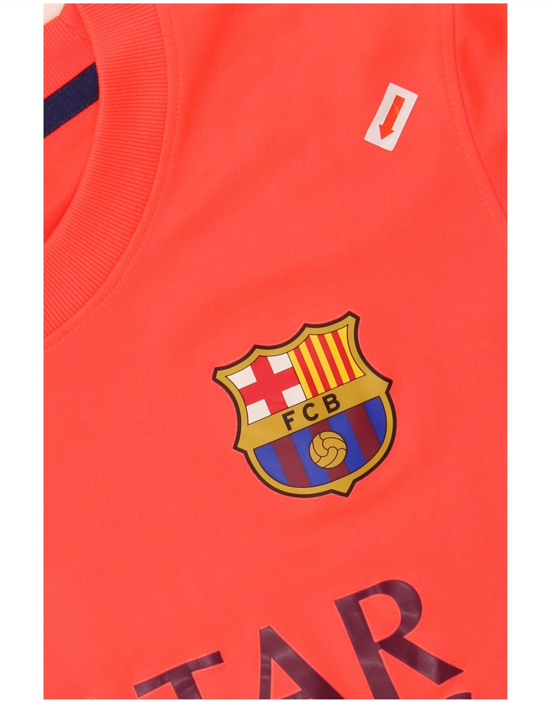 NIKE Camiseta gráfica Barcelona para niños 10-11 años Mediana Naranja