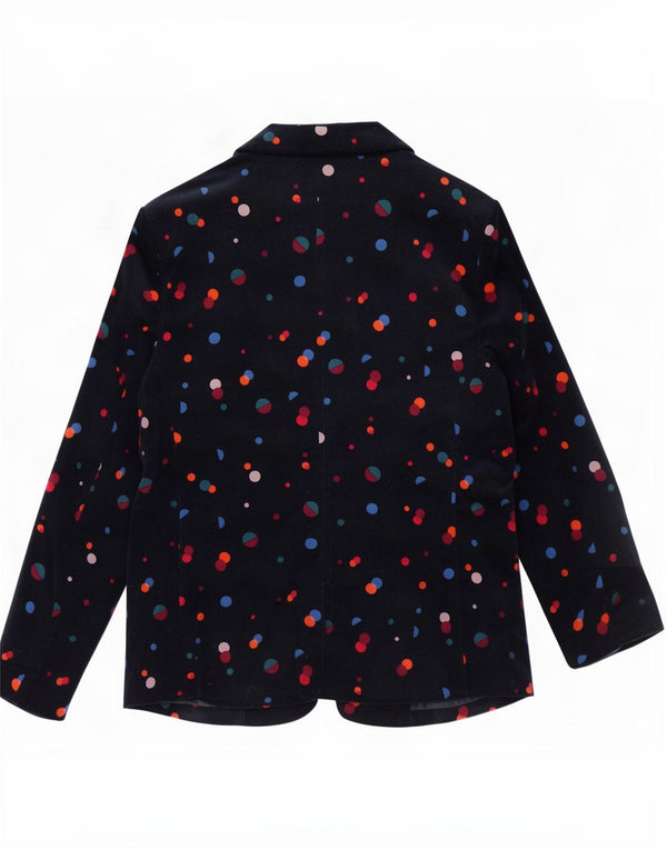Monsoon Chaqueta tipo blazer de 1 botón para mujer UK 44 Algodón azul marino mediano