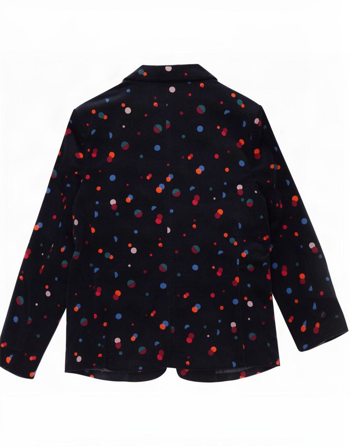 Monsoon Chaqueta tipo blazer de 1 botón para mujer UK 44 Algodón azul marino mediano
