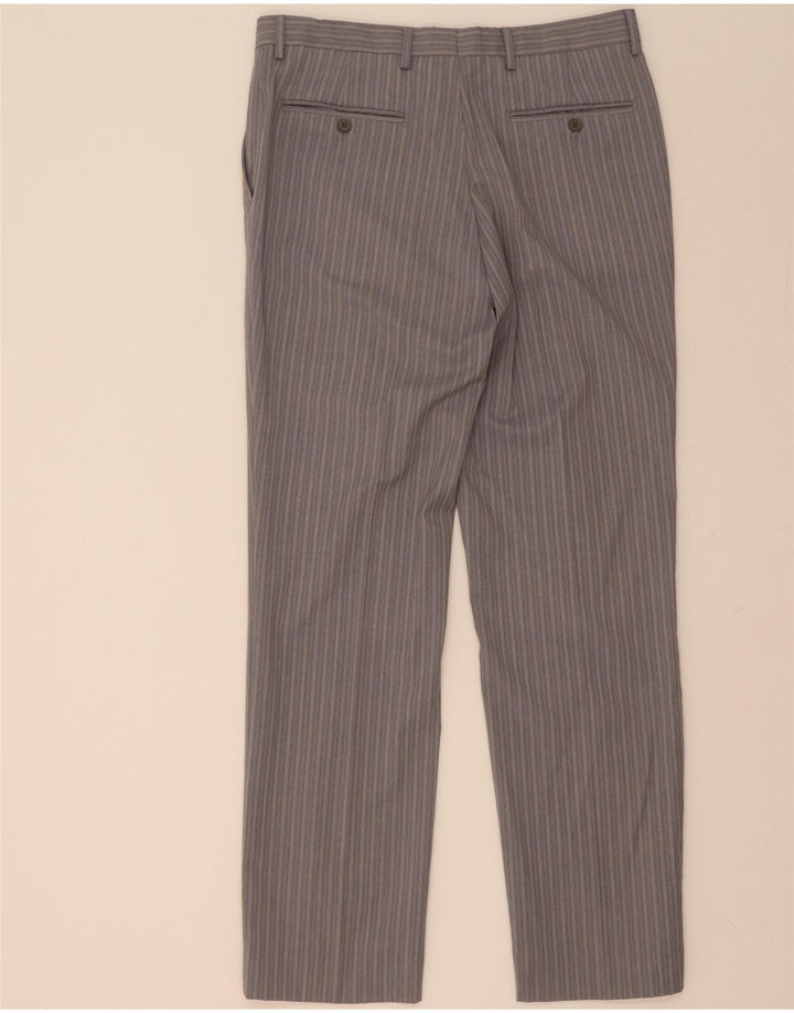 Ferre Traje de 2 piezas con 3 botones para hombre IT 50 Large W34 L33 Viscosa a rayas grises