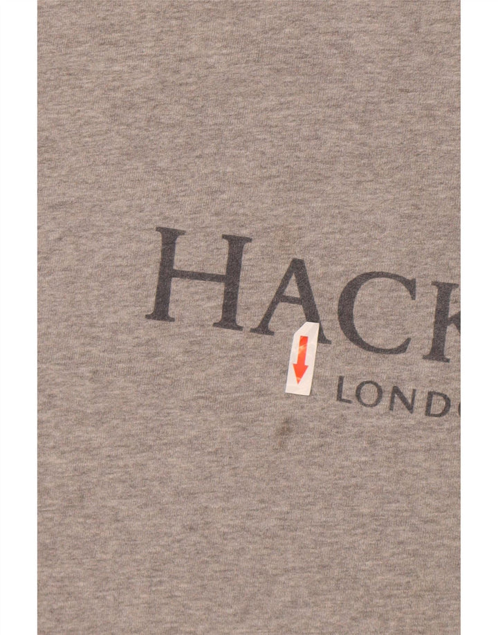 Hackett Hombre Classic Fit Graphic Sudadera Jumper 3XL Gris Algodón