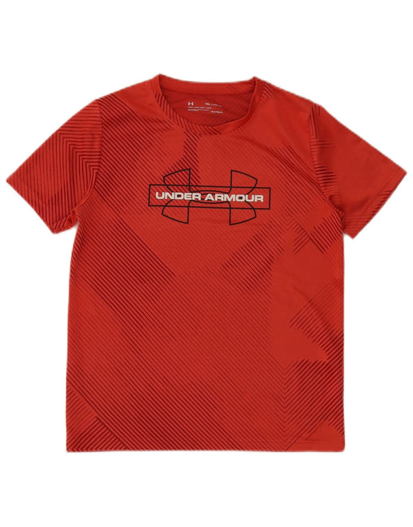 UNDER ARMOUR Camiseta gráfica Heat Gear para niños 13-14 años Rojo Rayas