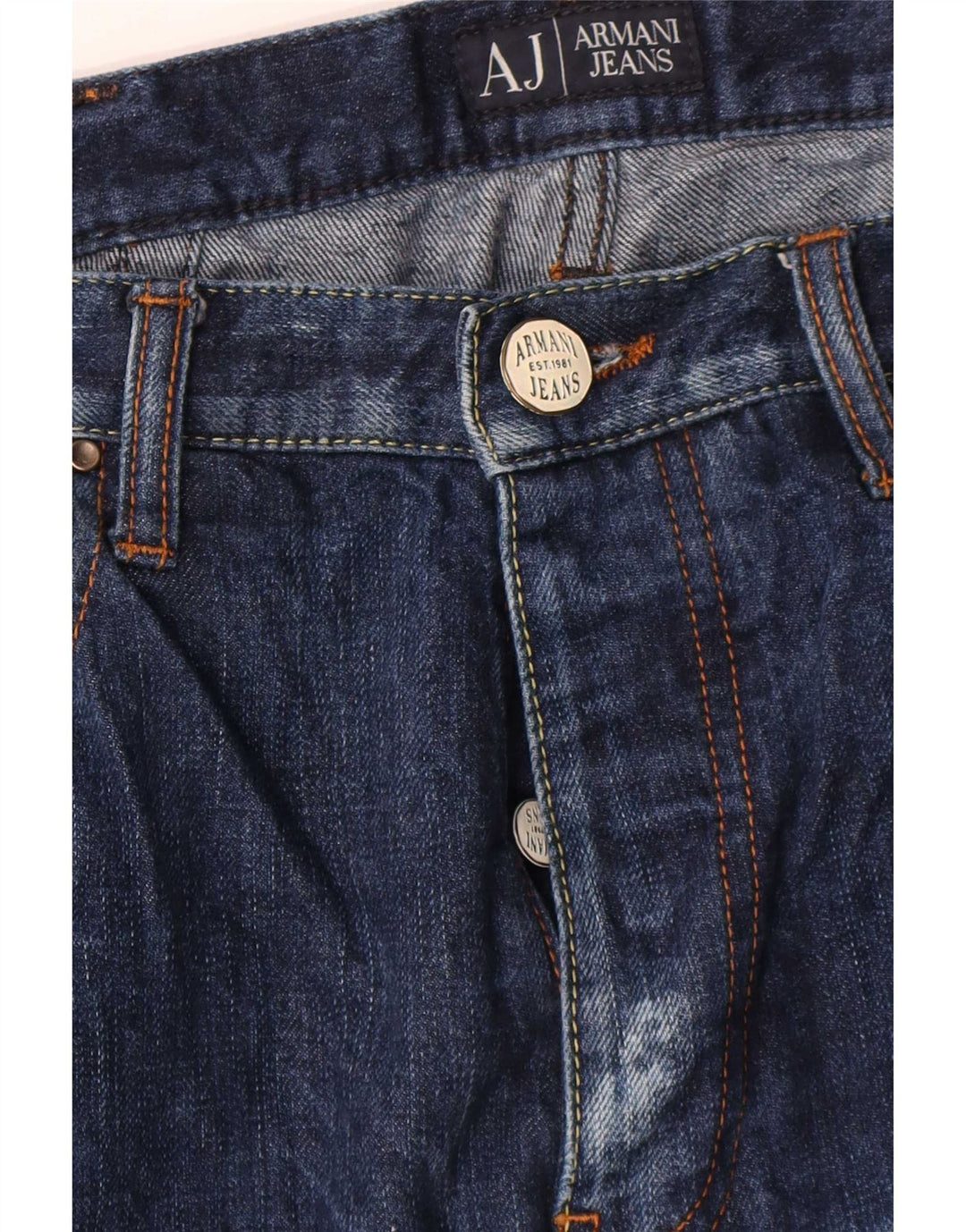Vaqueros Armani Hombre Rectos W32 L35 Azul Marino