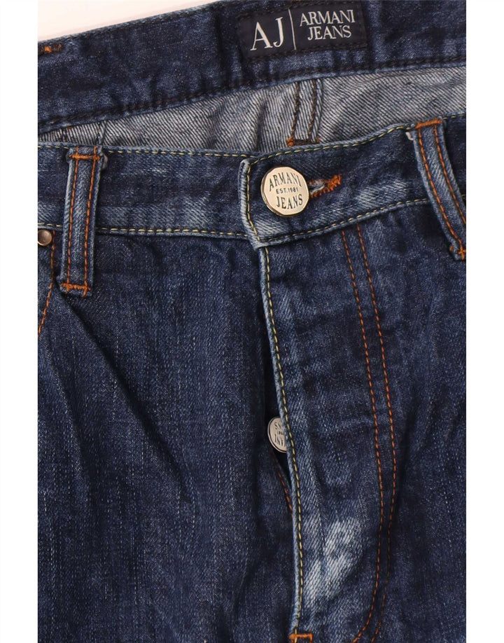 Vaqueros Armani Hombre Rectos W32 L35 Azul Marino