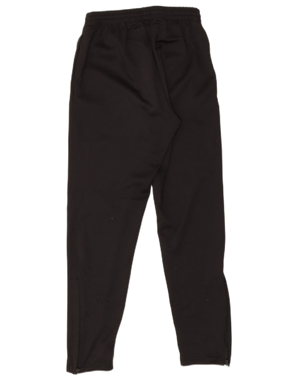 Kappa Hombre Pantalones De Chándal Gráfico Small Poliéster Negro