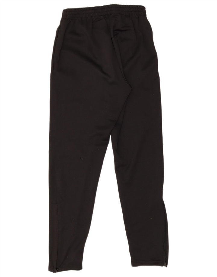Kappa Hombre Pantalones De Chándal Gráfico Small Poliéster Negro