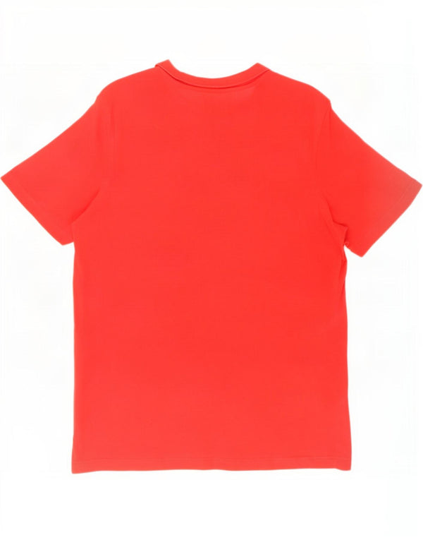 Adidas - Camiseta gráfica para hombre, talla grande, algodón rojo