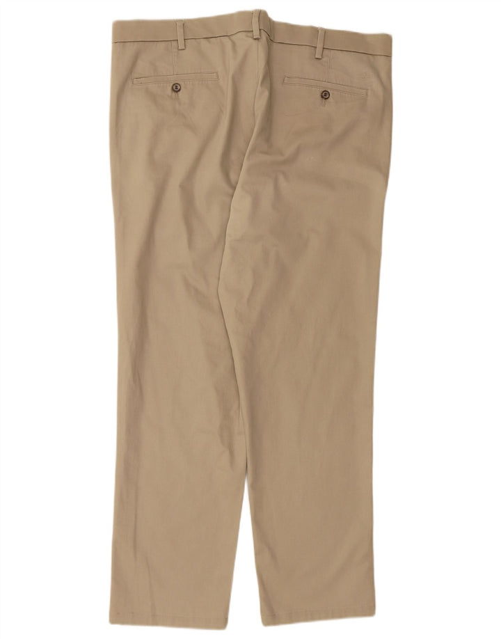 DOCKERS Pantalón chino ajustado y cónico para hombre W40 L29 Algodón beige