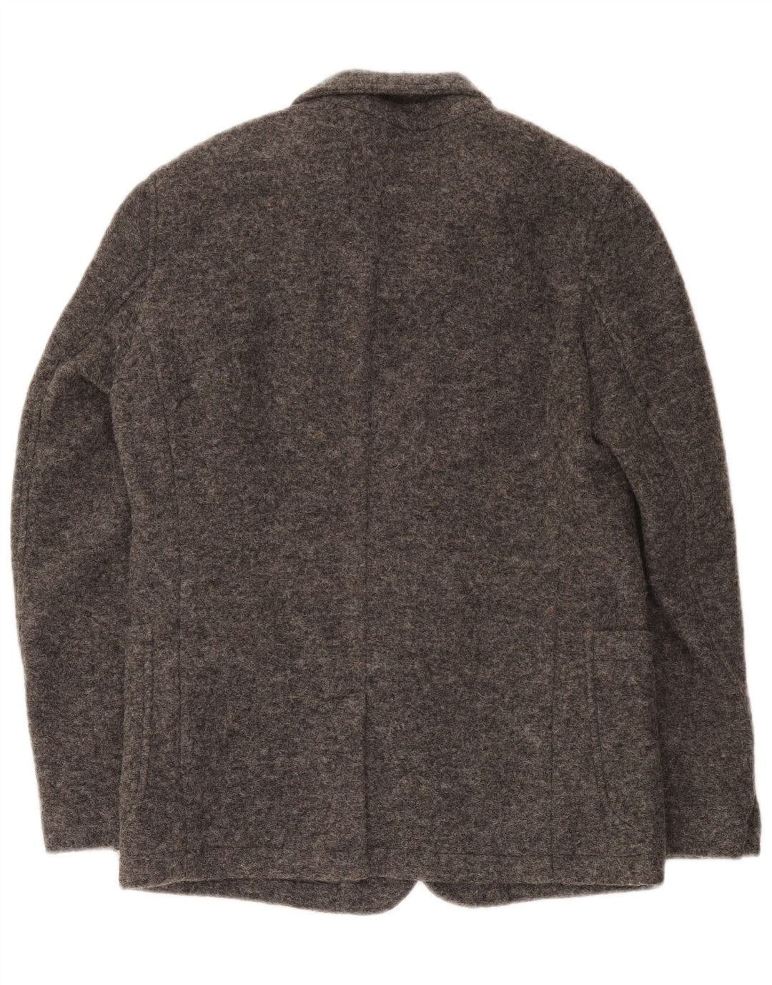 Sun68 Chaqueta tipo blazer de punto con 5 botones para hombre UK 36 Small Grey Wool