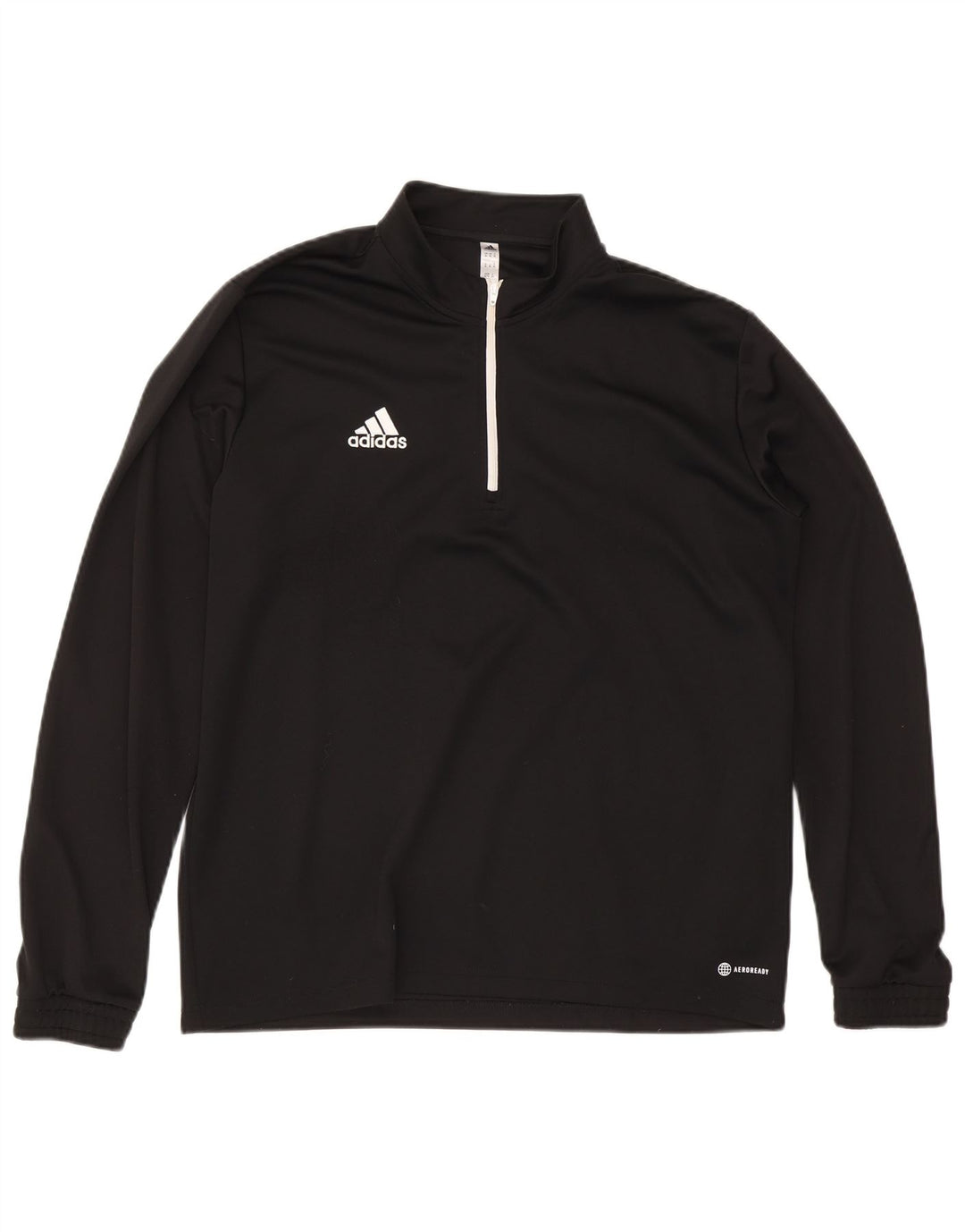 Adidas Hombre Aeroready Zip Neck Jersey Chándal Top XL Poliéster Negro