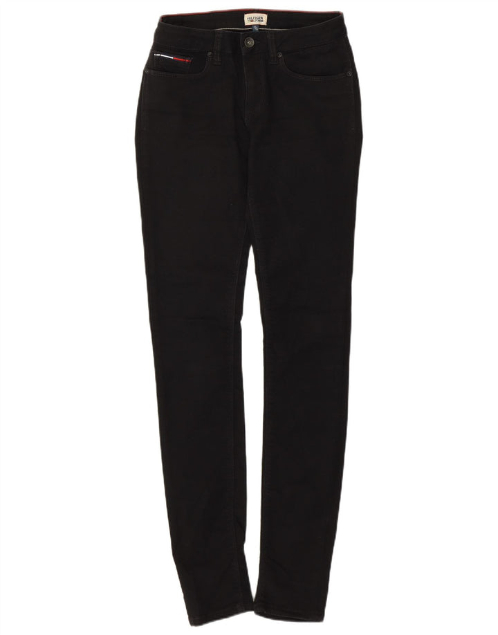 Vaqueros ajustados para mujer Tommy Hilfiger W25 L32 Algodón negro
