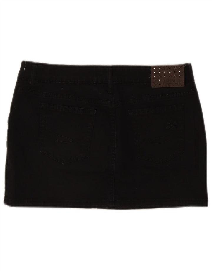 Minifalda Vaquera Liu Jo W28 Mediana De Algodón Negro Mujer