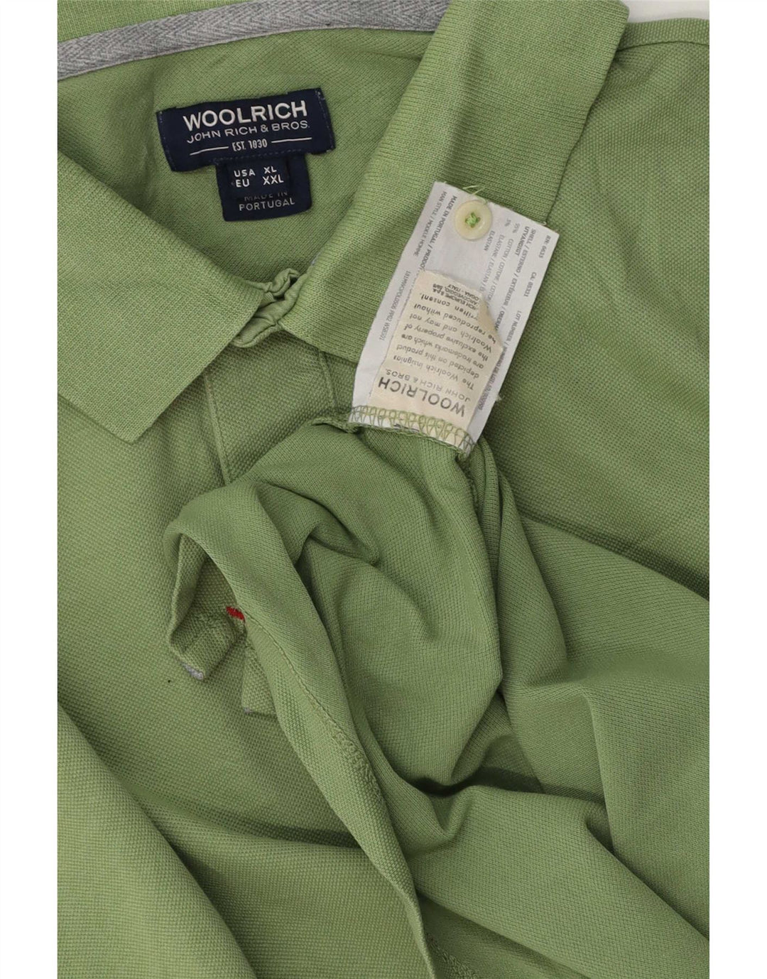 Woolrich Polo Hombre XL Algodón Verde