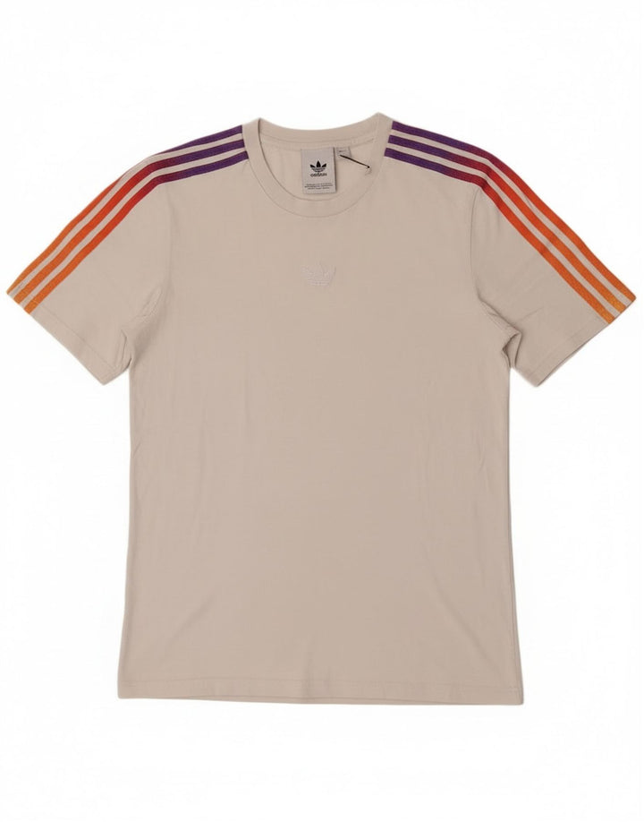 Adidas Hombre Camiseta Top Small Blanco Algodón