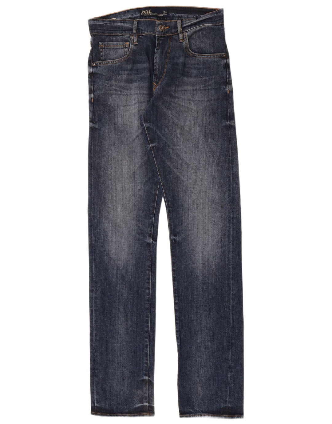 Vaqueros ajustados para hombre Rifle W28 L34 Algodón azul