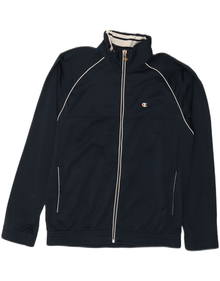 Champion Chaqueta De Chándal Para Hombre Azul Marino Mediano