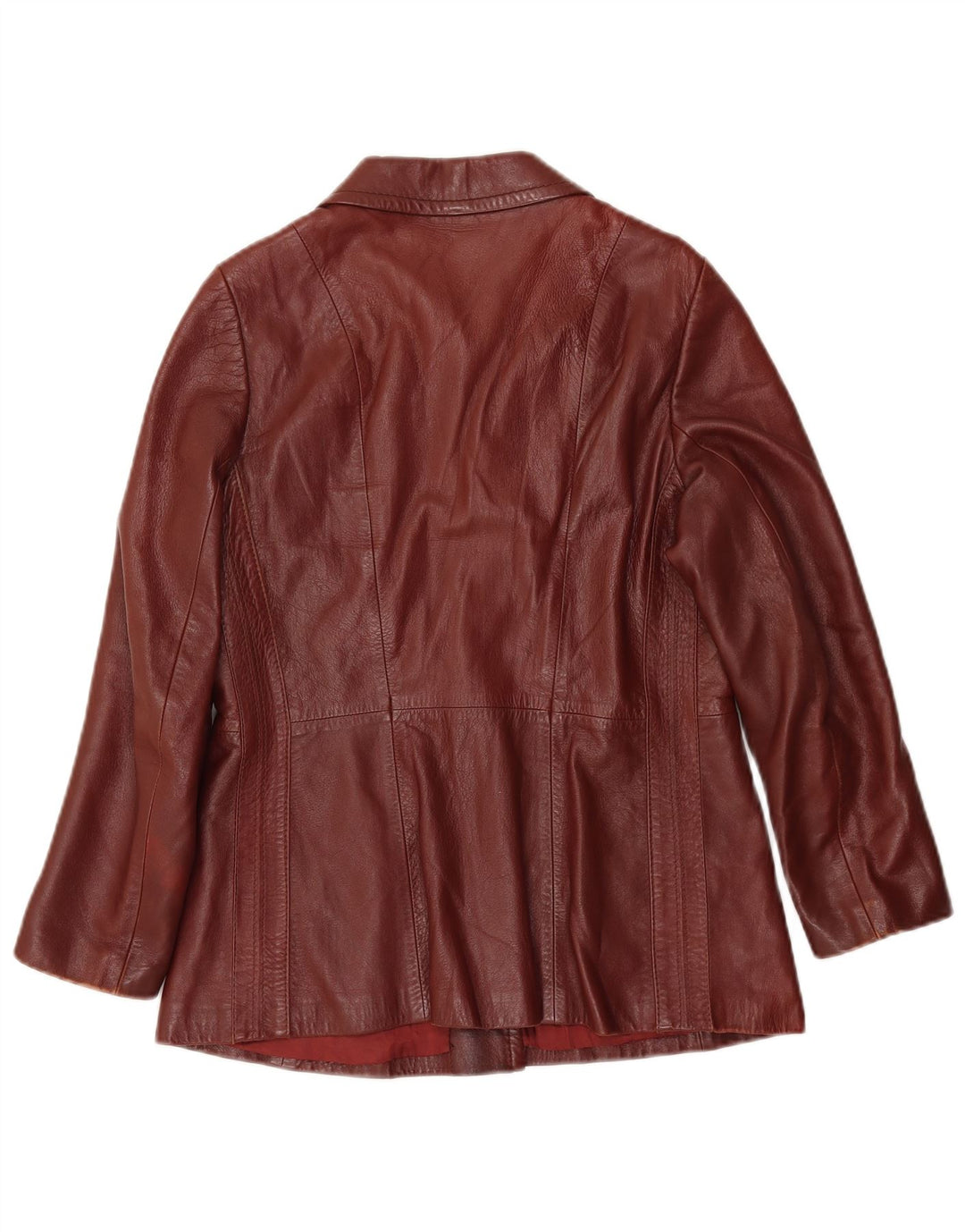 Emme Chaqueta de cuero para mujer IT 46 Large Brown