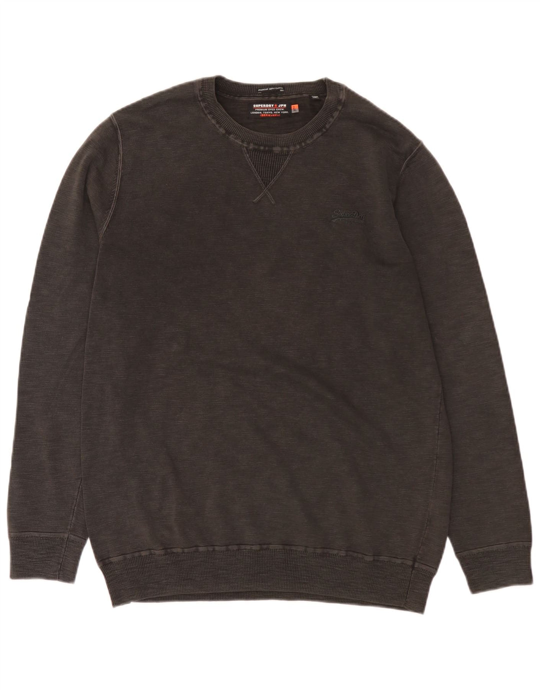 Superdry Hombre Sudadera Jumper 2XL Gris Algodón
